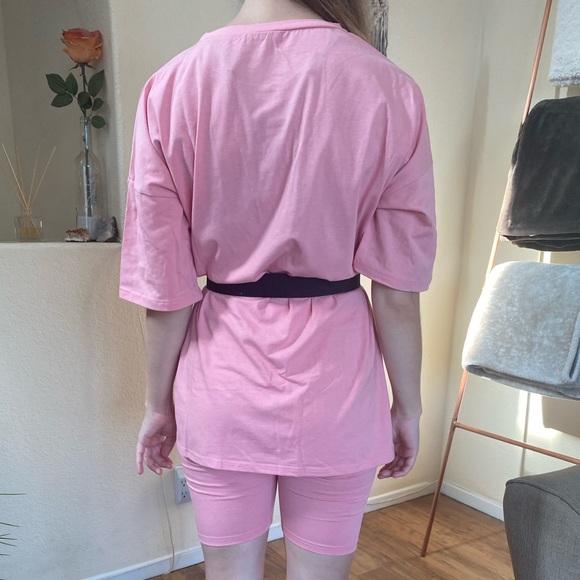 Unbranded | Oversized Tee & Biker Short Set - Picture 7 of 7